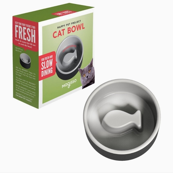 Magisso Other - Magisso Happy Pet Project Naturally Cooling Ceramics Food Bowl 